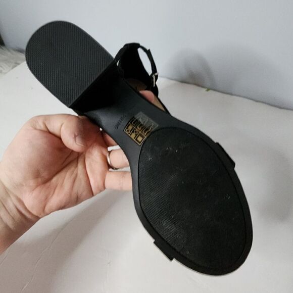 Call it Spring new without tags black strap open toe sandal women's size 8.5 - Picture 3 of 5